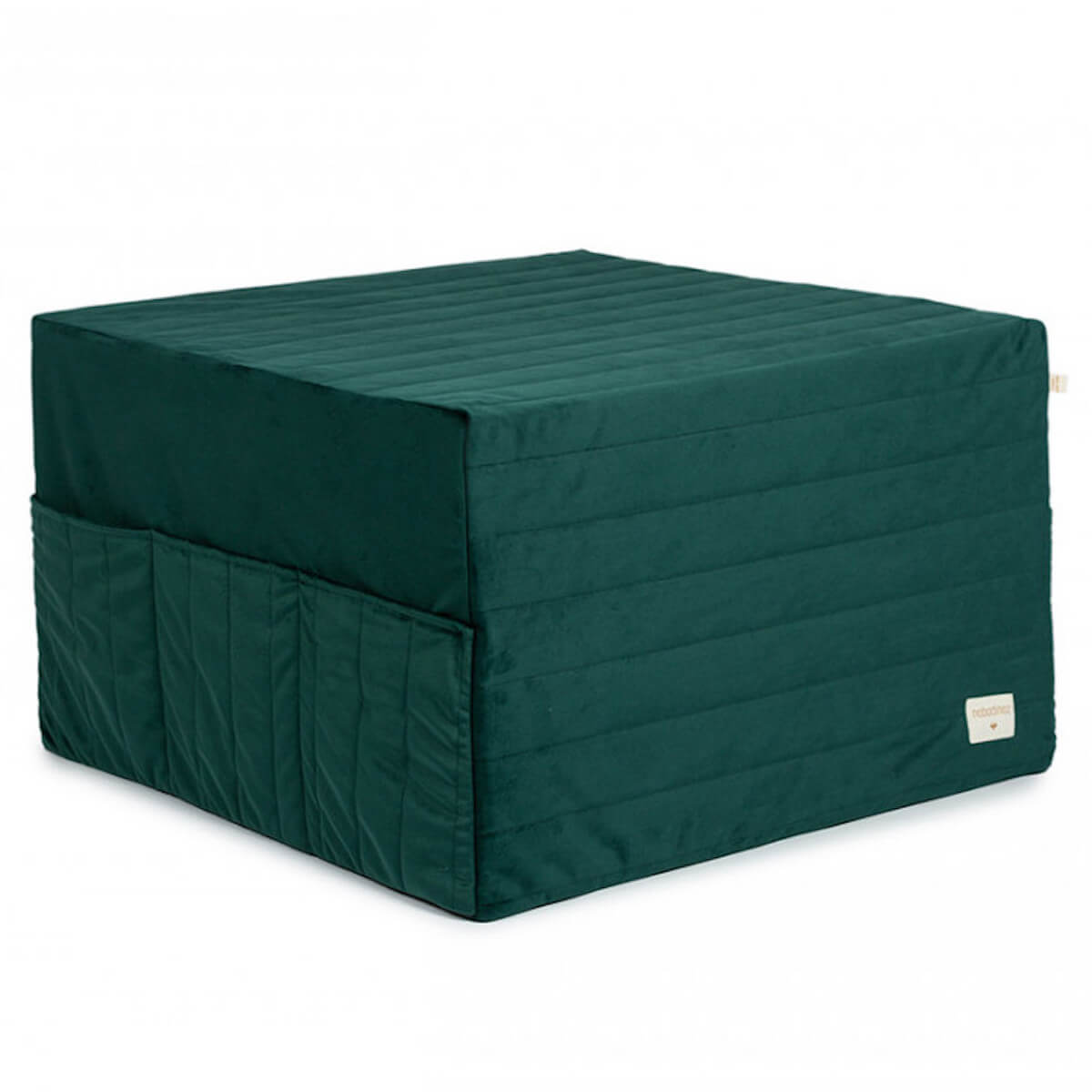 Lit d'appoint pliable SLEEPOVER Nobodinoz Jungle Green