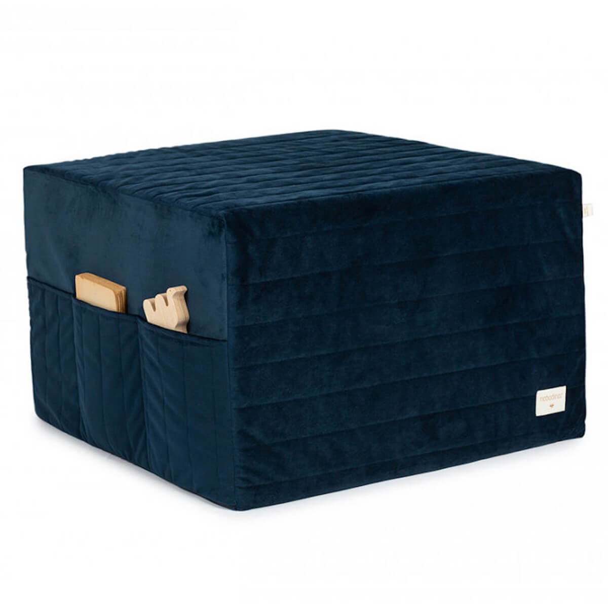 Lit d'appoint pliable SLEEPOVER Nobodinoz Night Blue