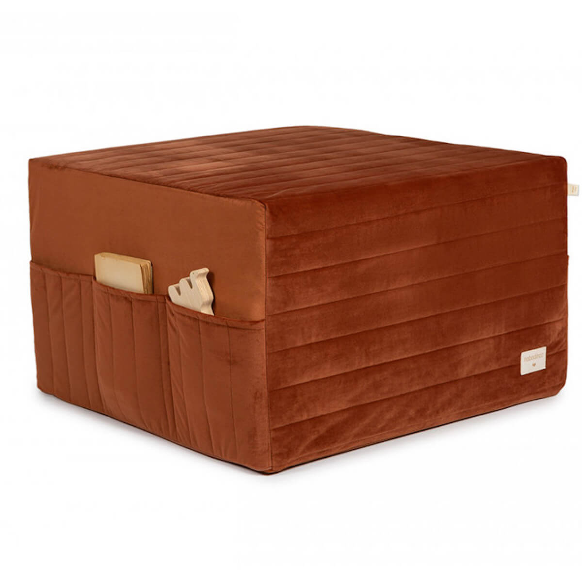 Lit d'appoint pliable SLEEPOVER Nobodinoz Wild Brown