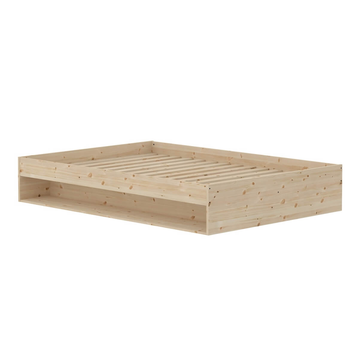 Lit double-étagère 120x200cm GROW Flexa pine