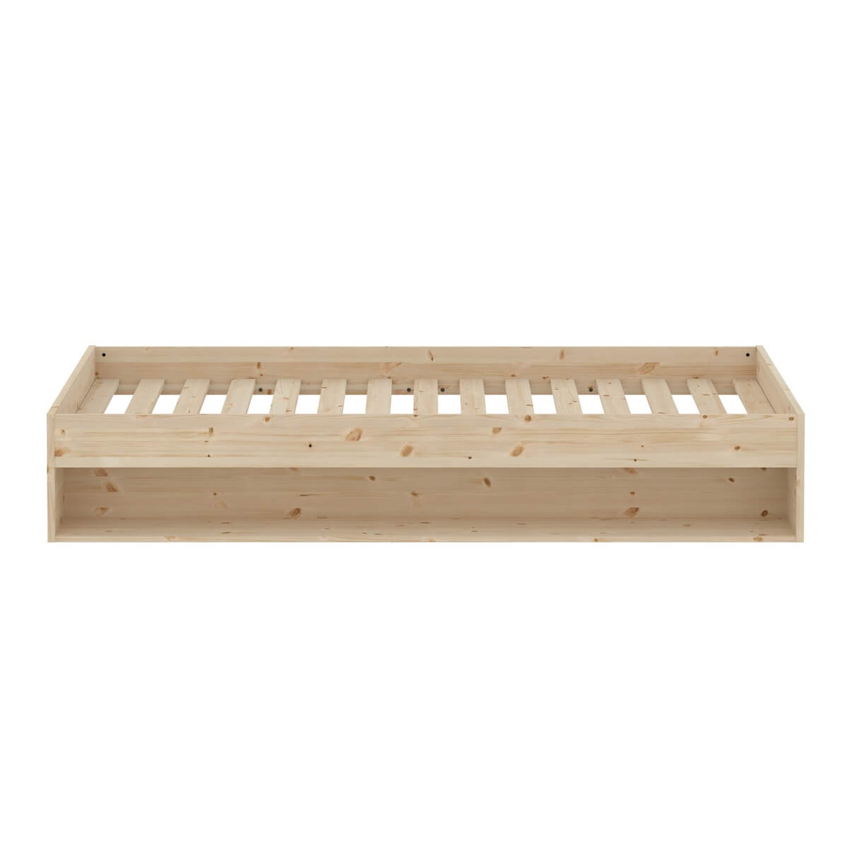 Lit double-étagère 120x200cm GROW Flexa pine
