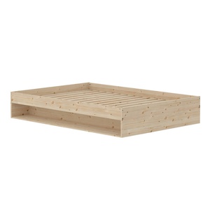 Lit double-étagère 120x200cm GROW Flexa pine