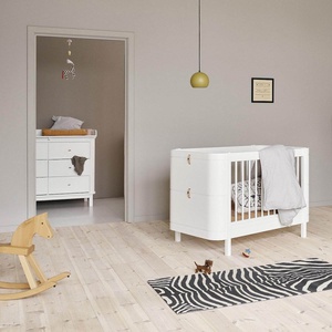Lit évolutif 68x122cm MINI+ Oliver Furniture sans kit junior blanc