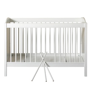 Lit évolutif 68x130cm SEASIDE  LILLE+ Oliver Furniture blanc