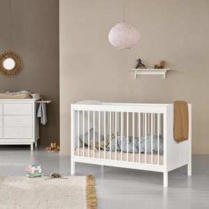 Lit évolutif 68x130cm SEASIDE  LILLE+ Oliver Furniture blanc