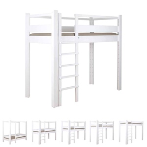Lit évolutif 90x200cm 5 en 1 échelle frontale DESTYLE de Breuyn blanchi