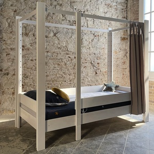Lit évolutif 90x200cm 5 en 1 échelle frontale DESTYLE de Breuyn blanchi