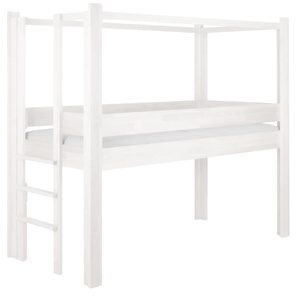 Lit évolutif 90x200cm 5 en 1 échelle latérale DESTYLE de Breuyn laqué blanc