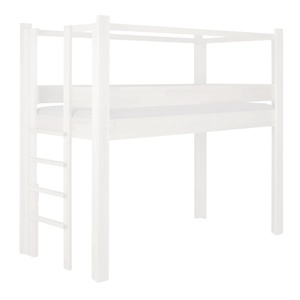 Lit évolutif 90x200cm 5 en 1 échelle latérale DESTYLE de Breuyn laqué blanc