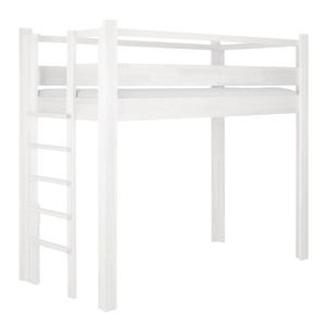 Lit évolutif 90x200cm 5 en 1 échelle latérale DESTYLE de Breuyn laqué blanc
