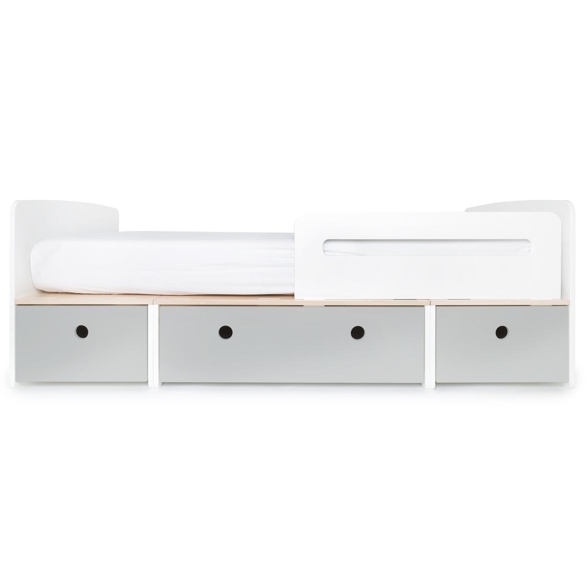 Lit évolutif 90x200cm COLORFLEX Abitare Kids pearl grey 