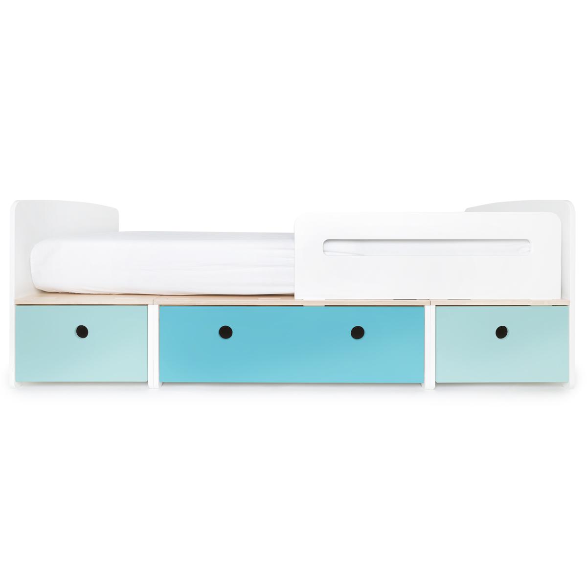 Lit évolutif 90x200cm COLORFLEX Abitare Kids sky blue-paradise blue-sky blue 