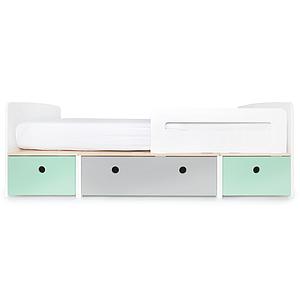 Lit évolutif 90x200cm COLORFLEX mint-pearl grey-mint 