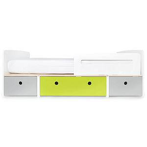 Lit évolutif 90x200cm COLORFLEX pearl grey-lime-pearl grey