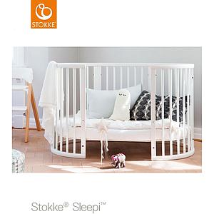 Lit évolutif bébé 120cm SLEEPI Stokke blanc