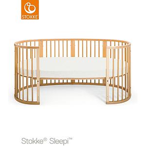 Lit évolutif bébé 120cm SLEEPI Stokke naturel