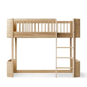 Lit évolutif mi hauteur 68x162cm WOOD MINI+ Oliver Furniture chêne