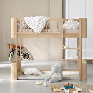 Lit évolutif mi hauteur 68x162cm WOOD MINI+ Oliver Furniture chêne