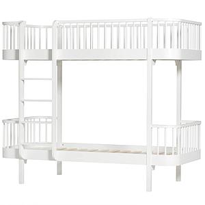 Lit évolutif superposé 90x200cm WOOD ORIGINAL Oliver Furniture blanc