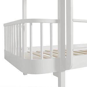 Lit évolutif superposé 90x200cm WOOD ORIGINAL Oliver Furniture blanc