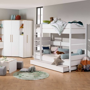 Lit gigogne 90x190cm FLOYD Comfort OSCAR Paidi blanc