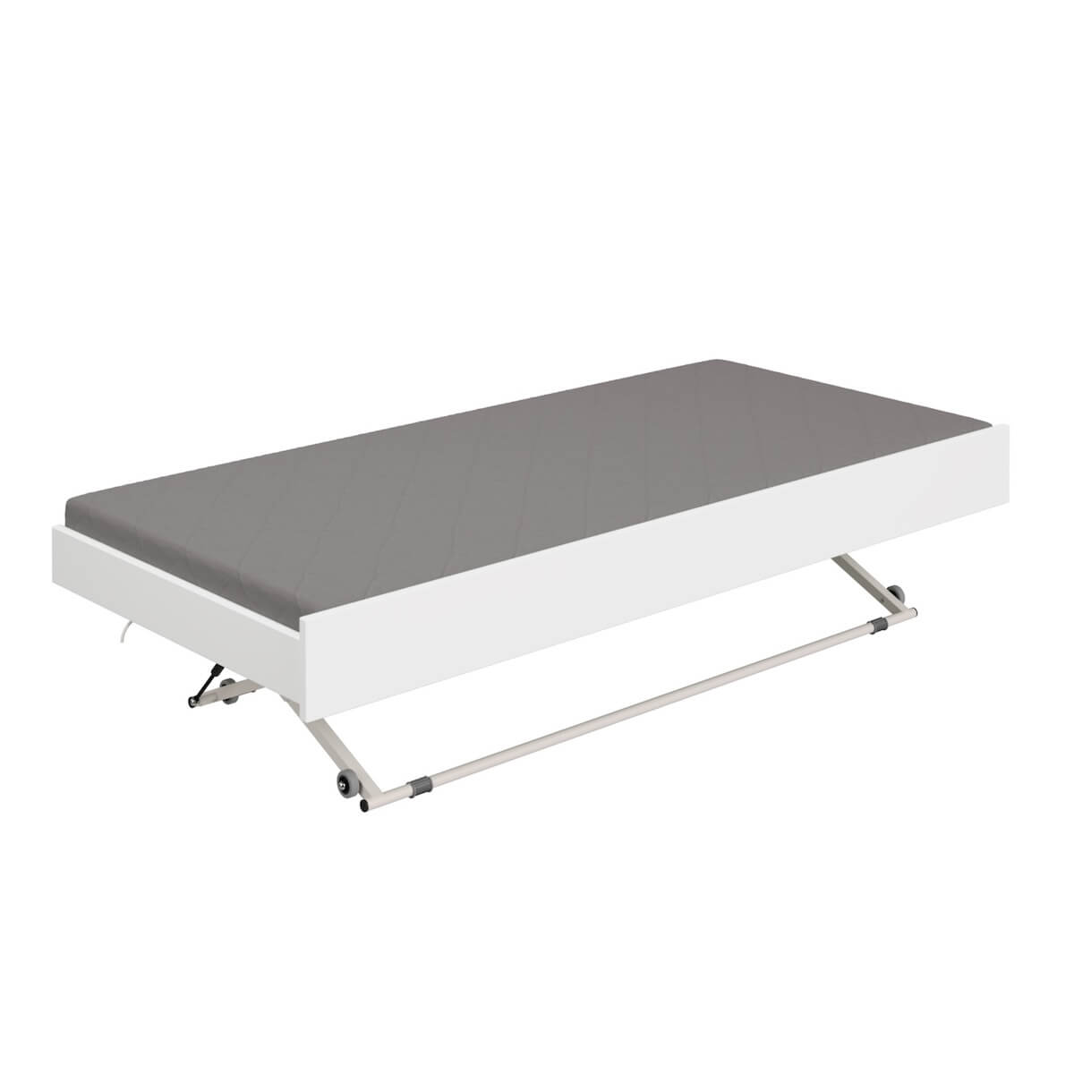 Lit gigogne 90x190cm FLOYD Standard OSCAR Paidi blanc