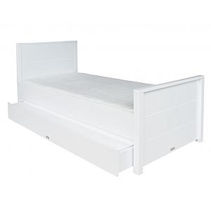 Lit gigogne 90x200cm BOBBY Bopita Blanc