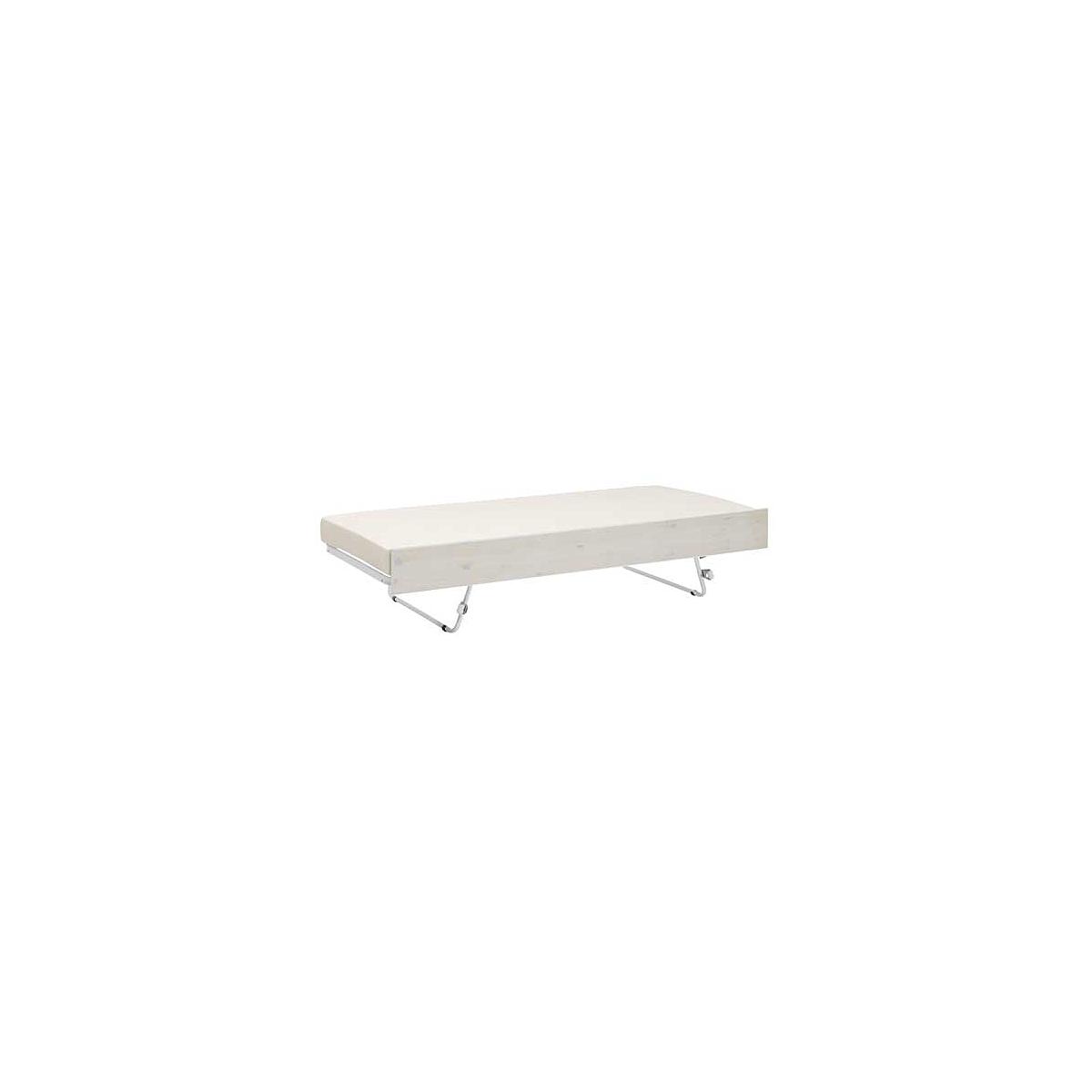 Lit gigogne 90x200cm Lifetime blanchi