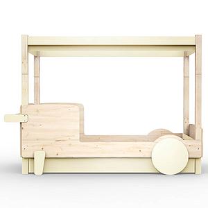 Lit gigogne DISCOVERY Mathy by Bols beige ivoire