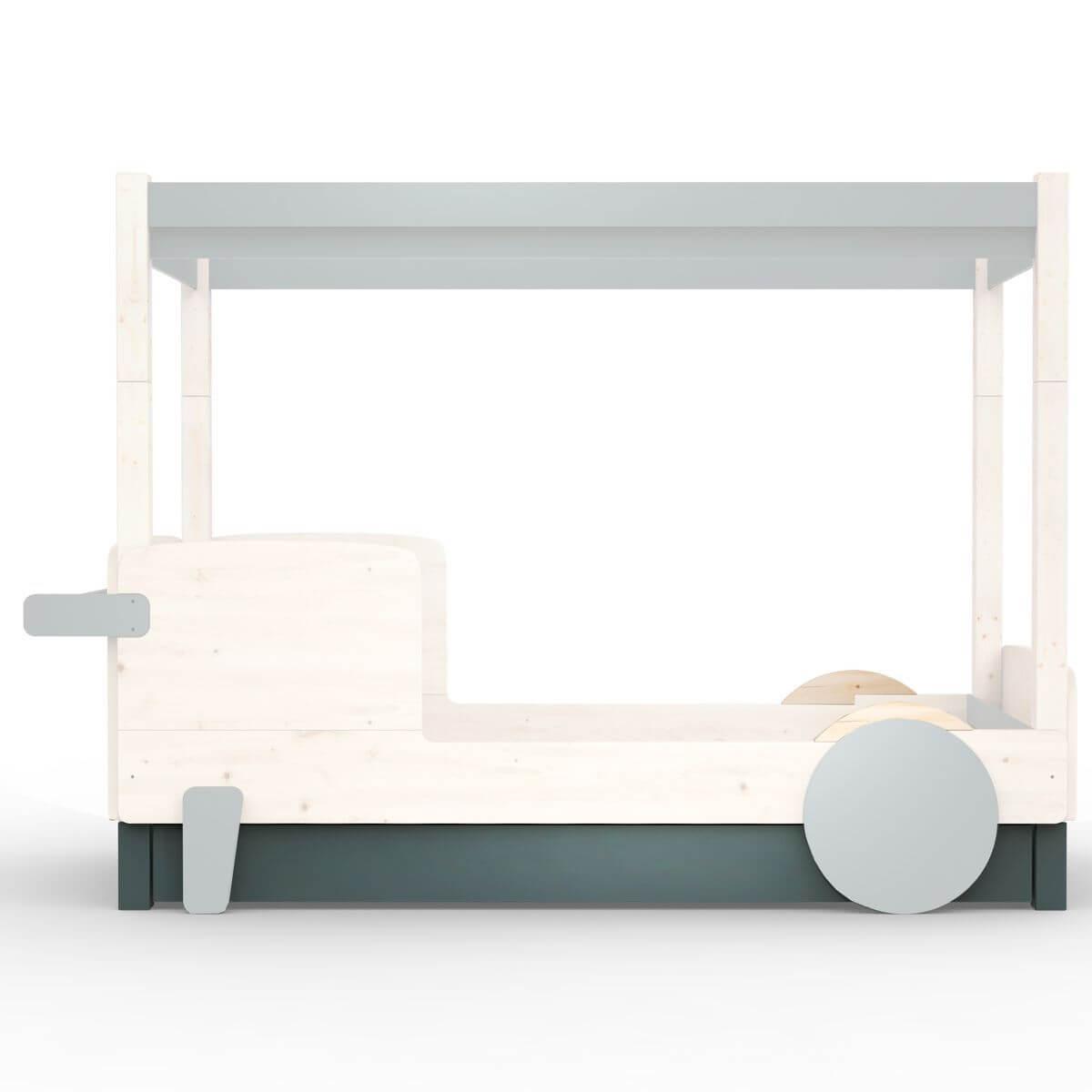 Lit gigogne DISCOVERY Mathy by Bols gris orage