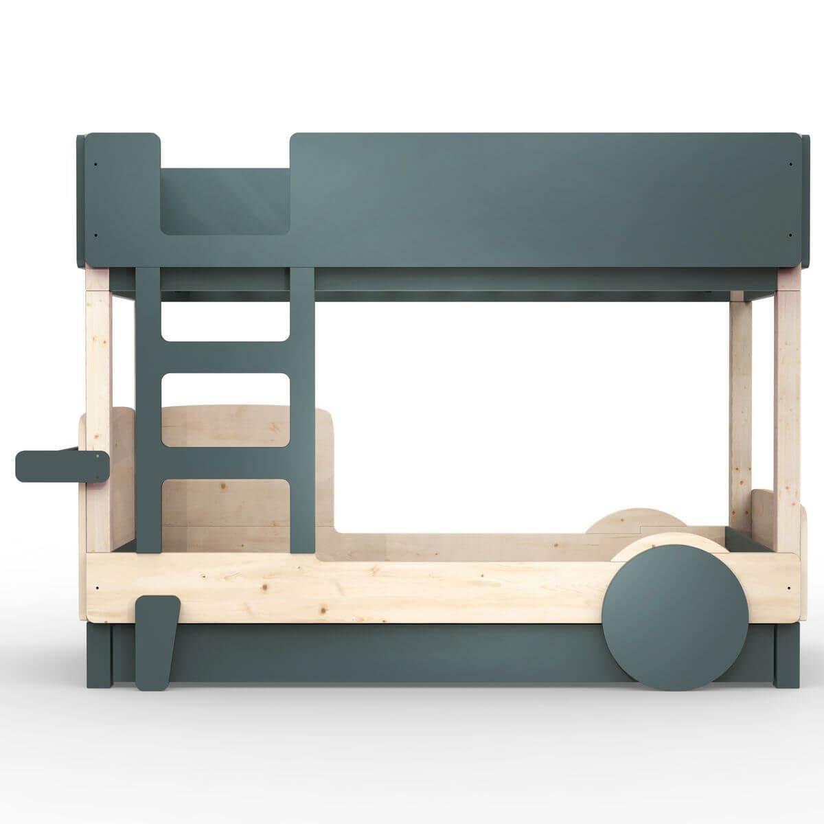 Lit gigogne DISCOVERY Mathy by Bols gris orage