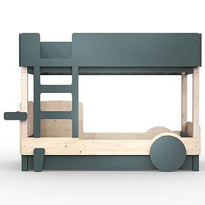 Lit gigogne DISCOVERY Mathy by Bols gris orage