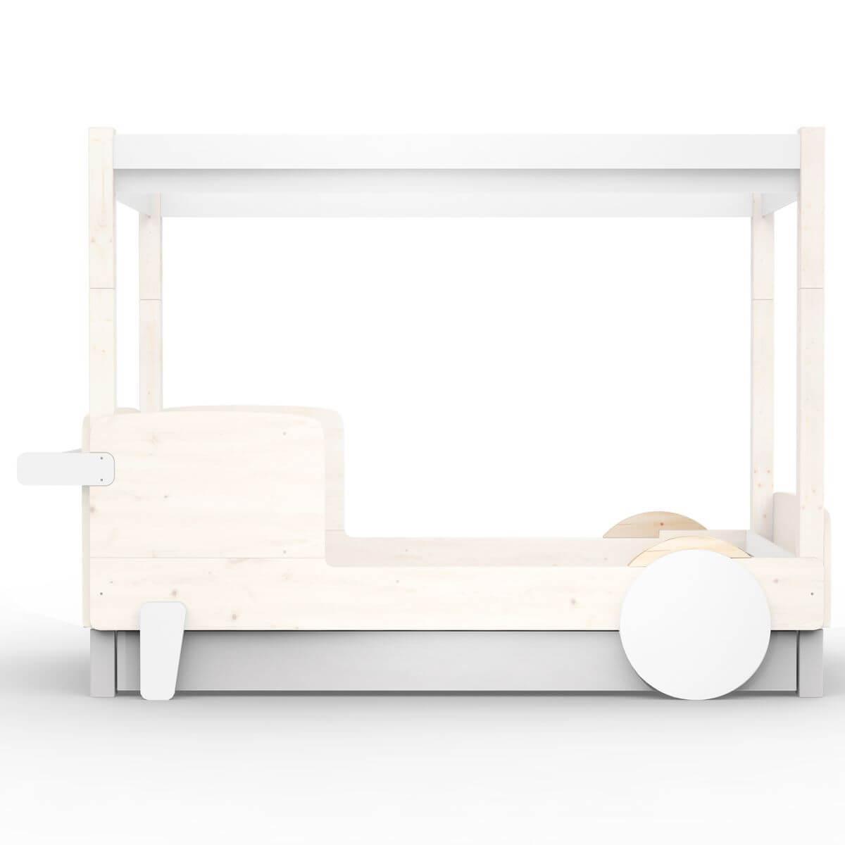 Lit gigogne DISCOVERY Mathy by Bols gris perle