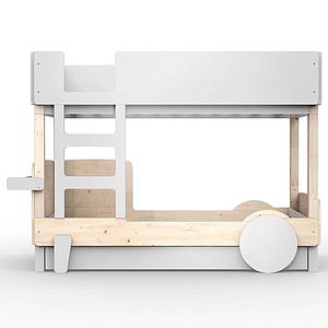 Lit gigogne DISCOVERY Mathy by Bols gris perle