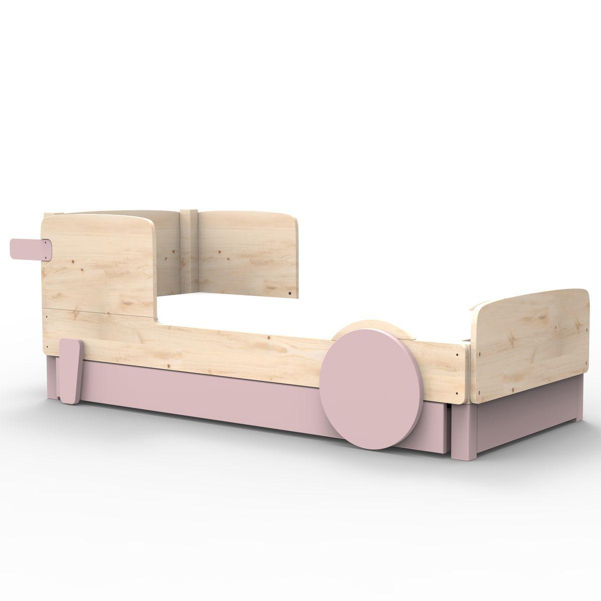 Lit gigogne DISCOVERY Mathy by Bols rose hiver