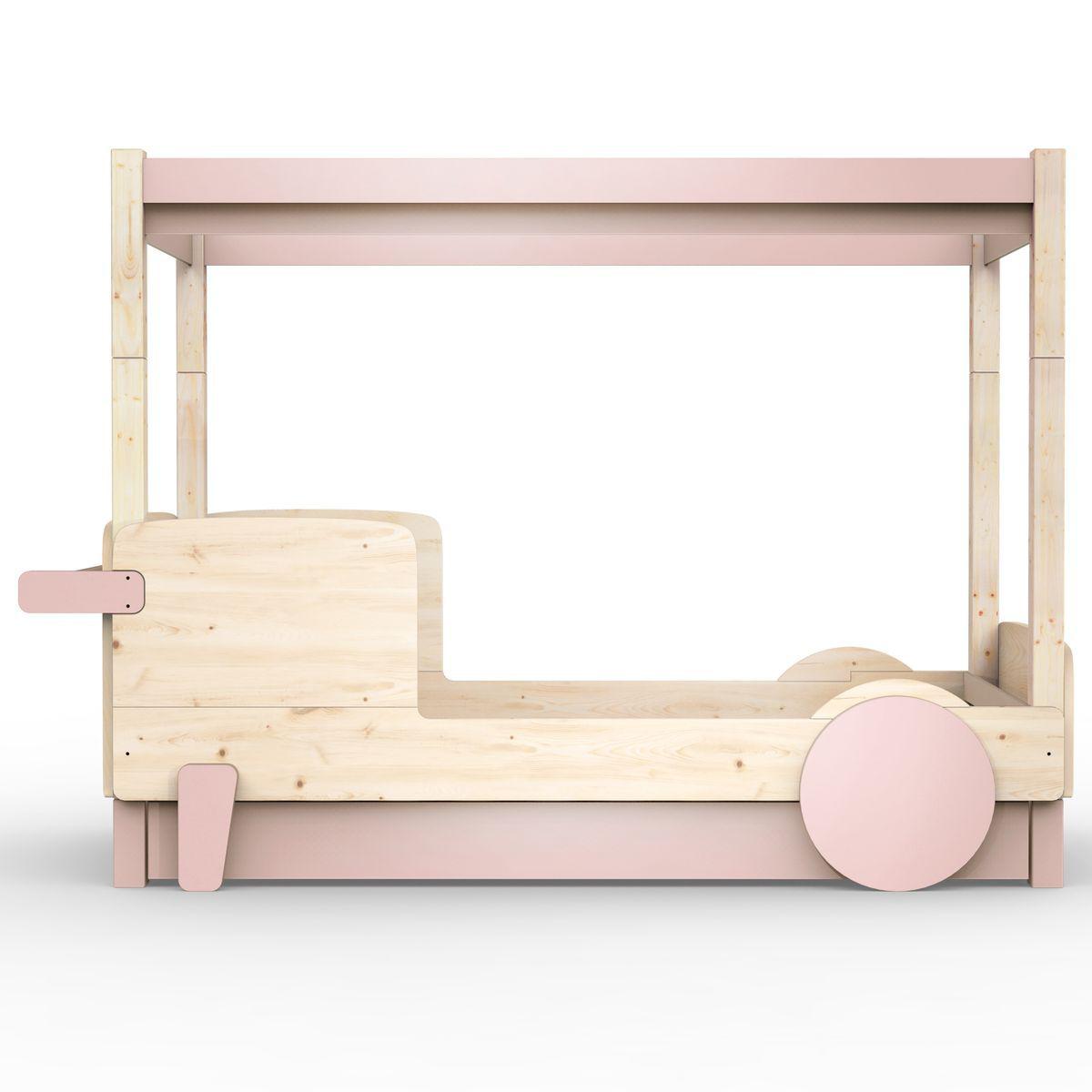 Lit gigogne DISCOVERY Mathy by Bols rose hiver