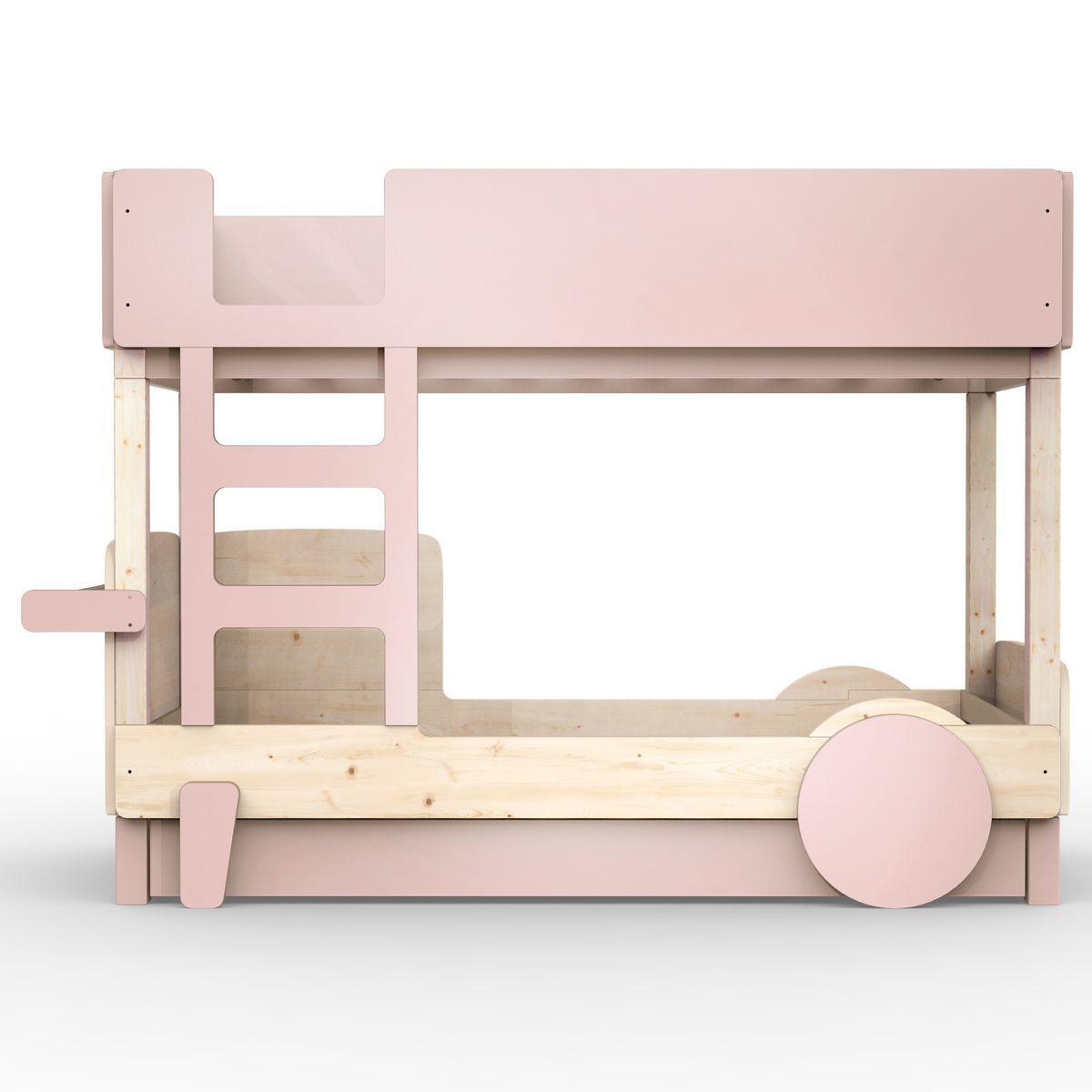 Lit gigogne DISCOVERY Mathy by Bols rose hiver