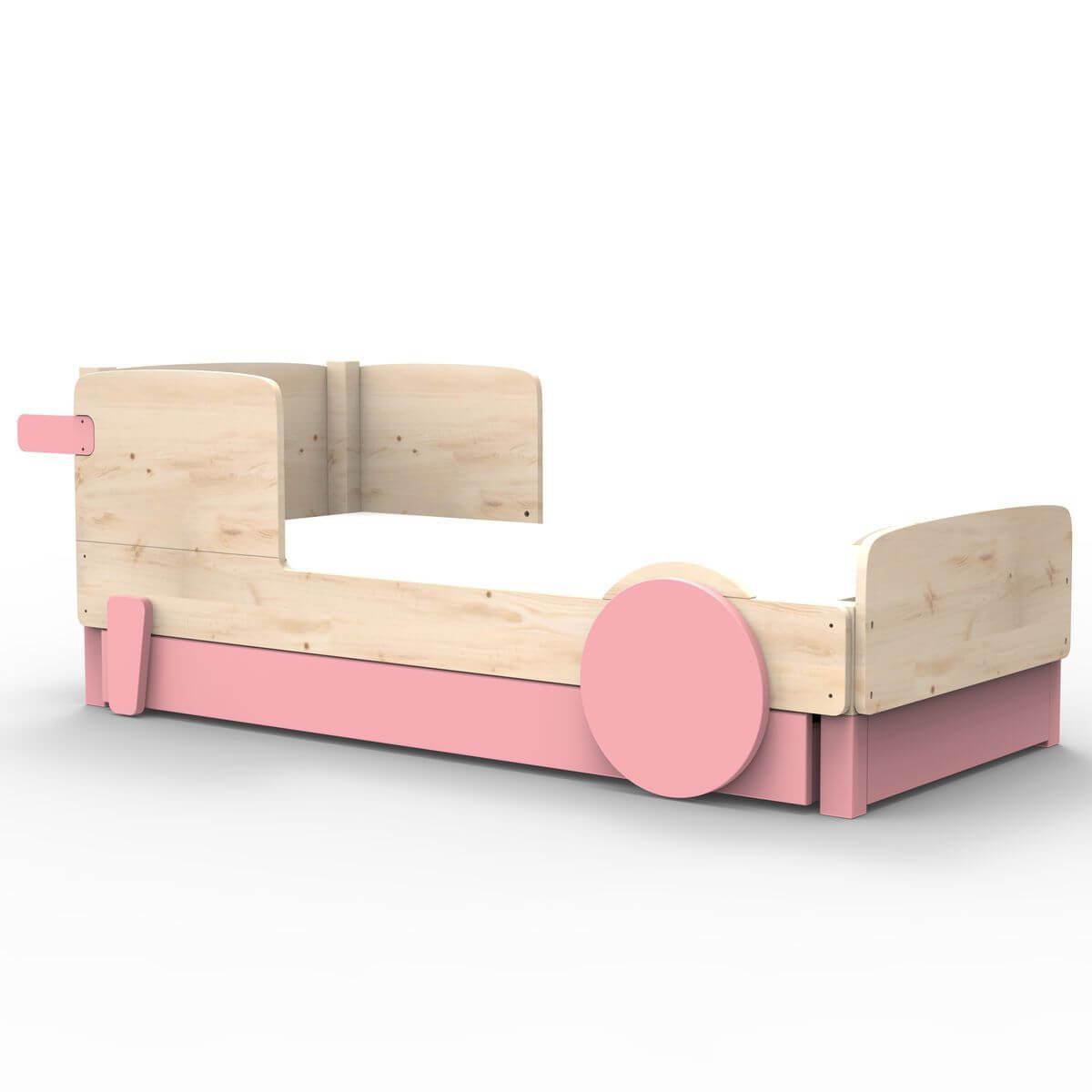 Lit gigogne DISCOVERY Mathy by Bols rose très clair