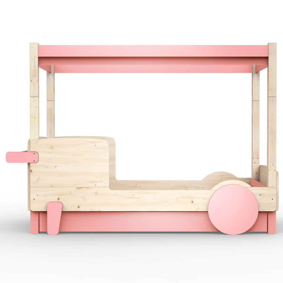 Lit gigogne DISCOVERY Mathy by Bols rose très clair