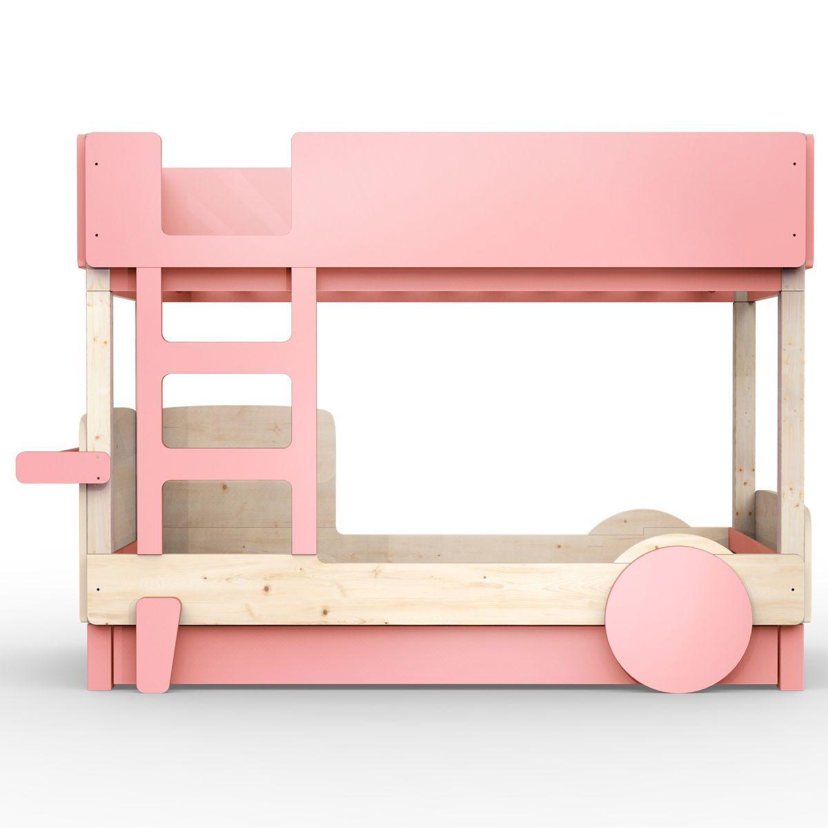 Lit gigogne DISCOVERY Mathy by Bols rose très clair