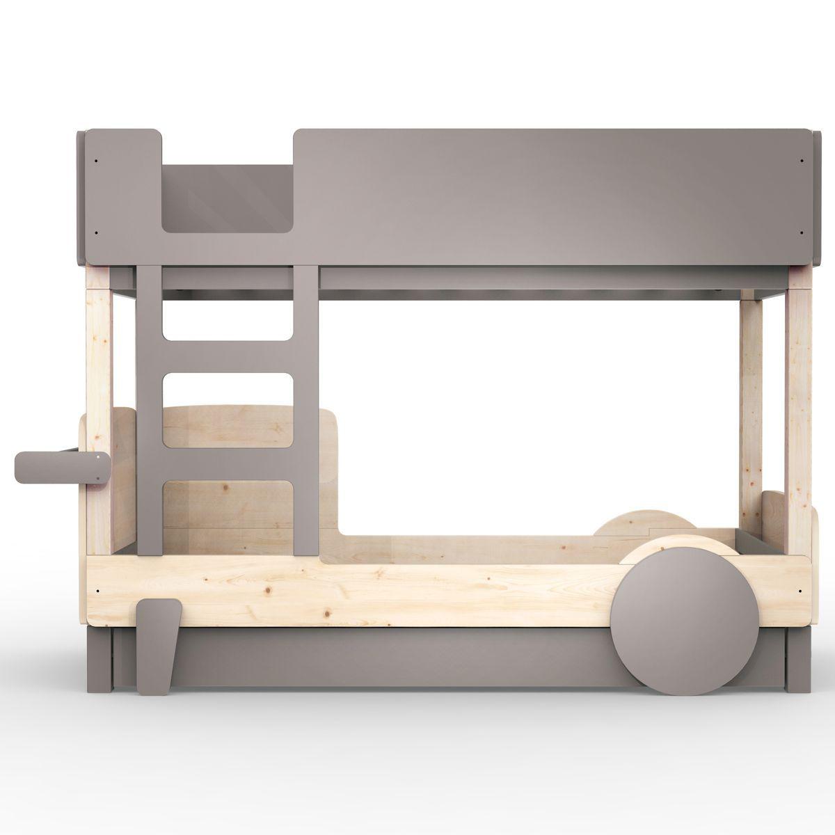 Lit gigogne DISCOVERY Mathy by Bols taupe