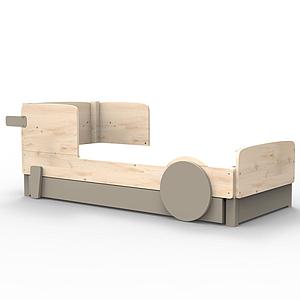 Lit gigogne DISCOVERY Mathy by Bols taupe