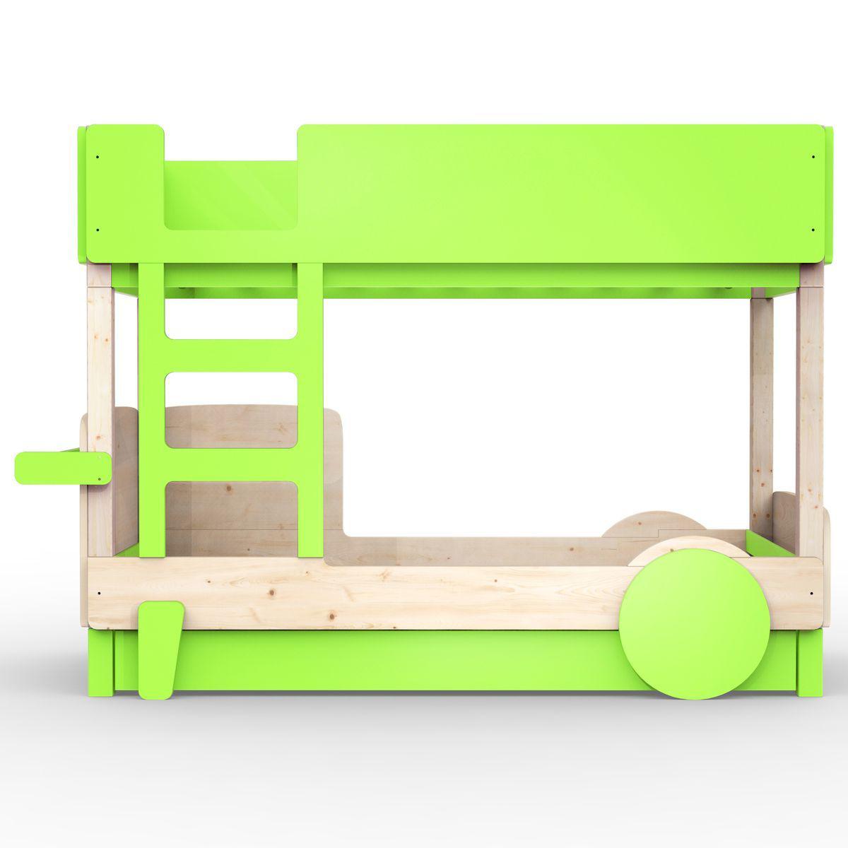 Lit gigogne DISCOVERY Mathy by Bols vert pomme