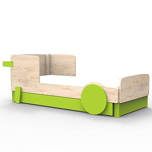 Lit gigogne DISCOVERY Mathy by Bols vert pomme