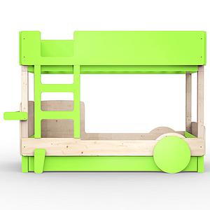 Lit gigogne DISCOVERY Mathy by Bols vert pomme