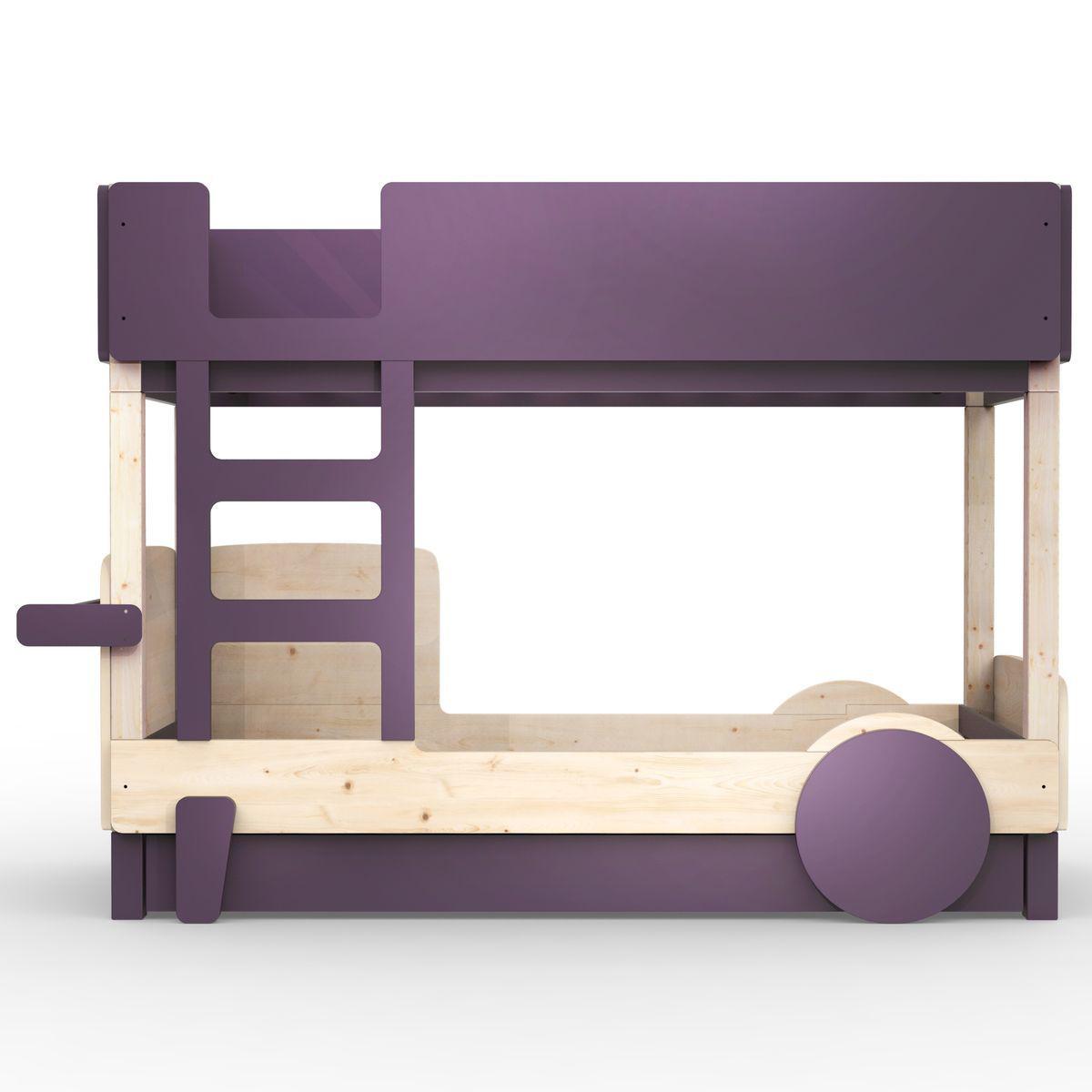 Lit gigogne DISCOVERY Mathy by Bols violet cuberdon