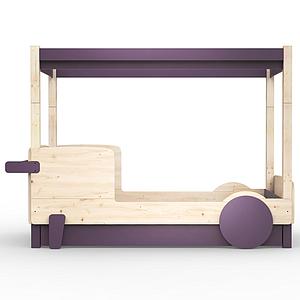 Lit gigogne DISCOVERY Mathy by Bols violet cuberdon