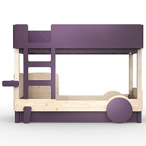 Lit gigogne DISCOVERY Mathy by Bols violet cuberdon