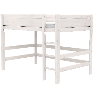 Lit haut 120x200x152cm PREMIUM Lifetime whitewash