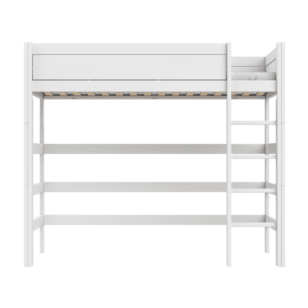 Lit haut échelle droite DE LUXE Lifetime Blanc